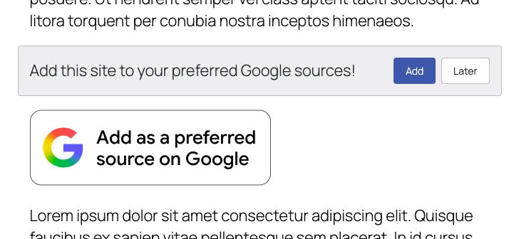 banner and button demo